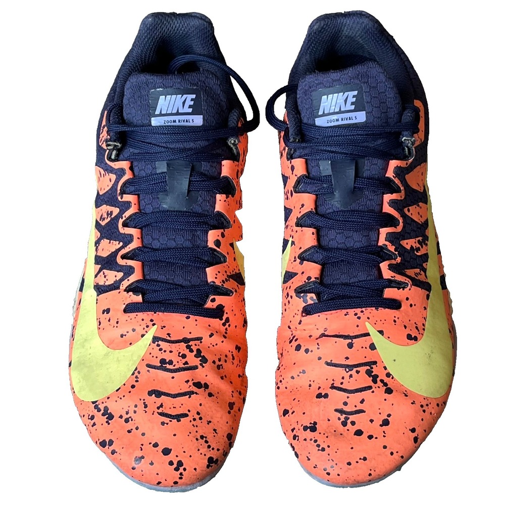 Nike Zoom Rival S 9 Track Spikes Bright Mango Mens 6 UK 5.5 EUR 38.5
